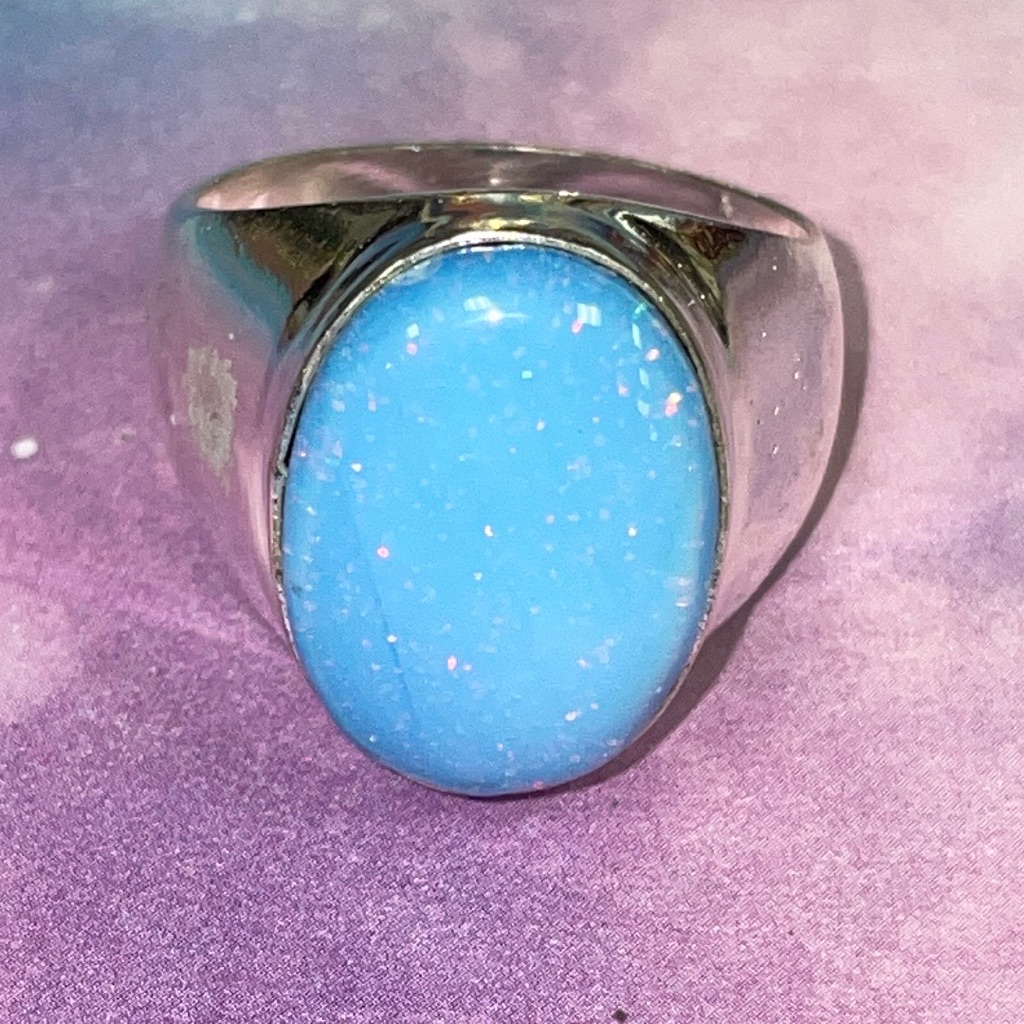 Fiery Opal Ring
